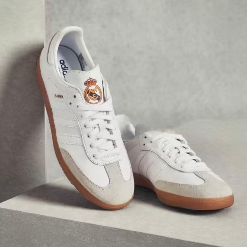 adidas White and Gray Men's Shoes